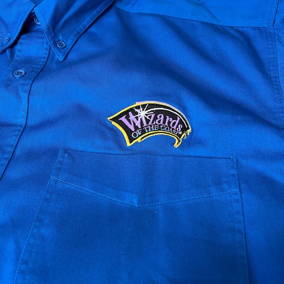 Vintage Wizards of the Coast Mens Button Down Shirt Size L - Picture 3 of 5